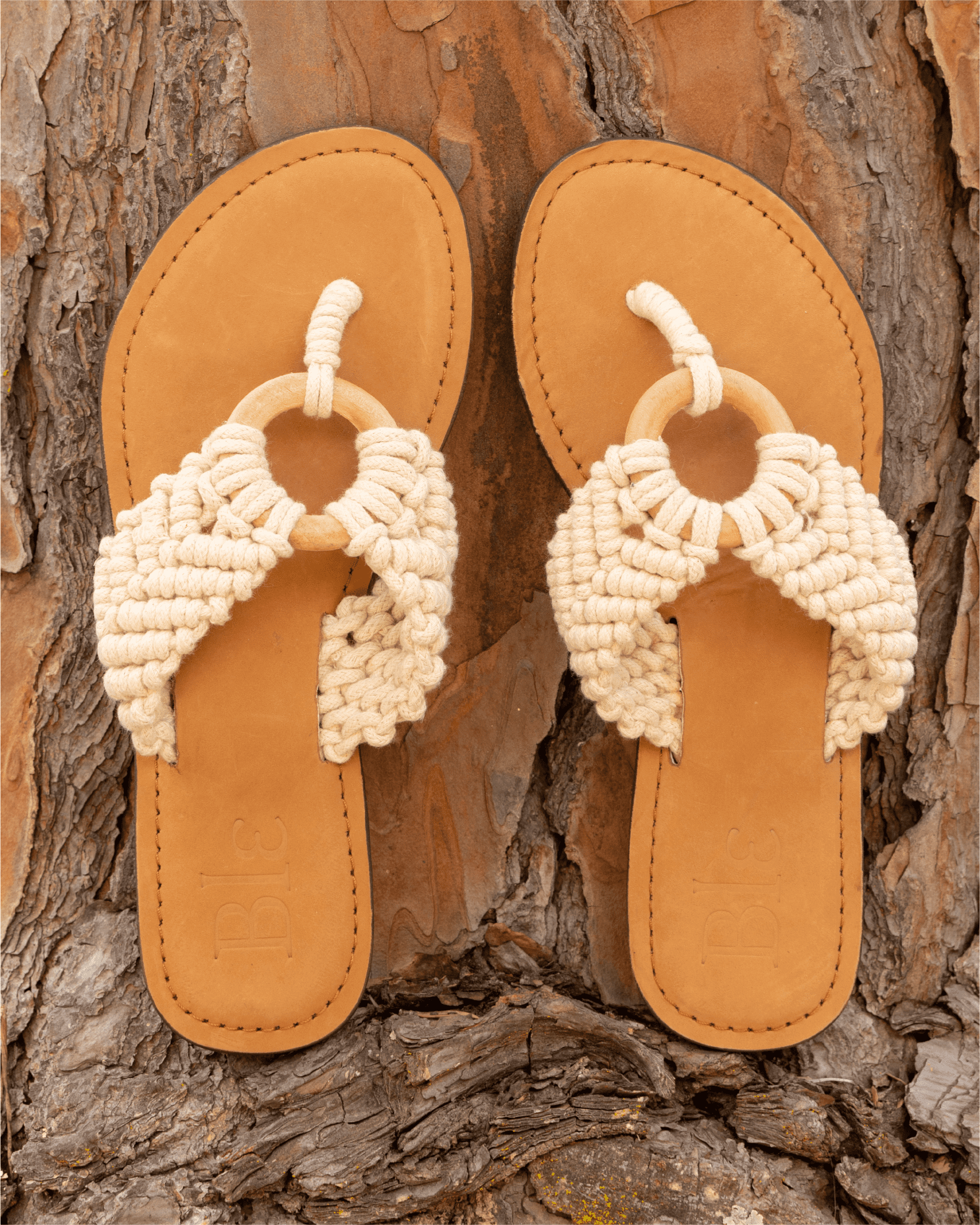 Sandálias de Macramé - Pinhal